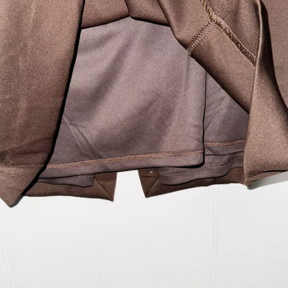 Express Brown High Waisted Pencil Skirt - Picture 3 of 4